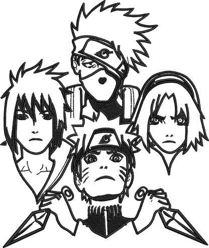Team 7 - Naruto | Tricou