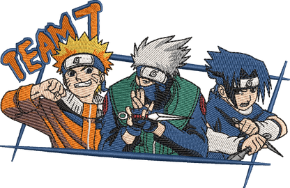 The boys of team 7 - Naruto | Tricou