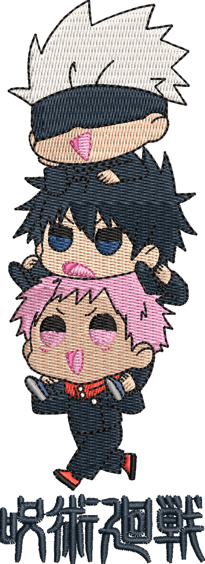 Trio chibi - Jujutsu Kaisen | Tricou