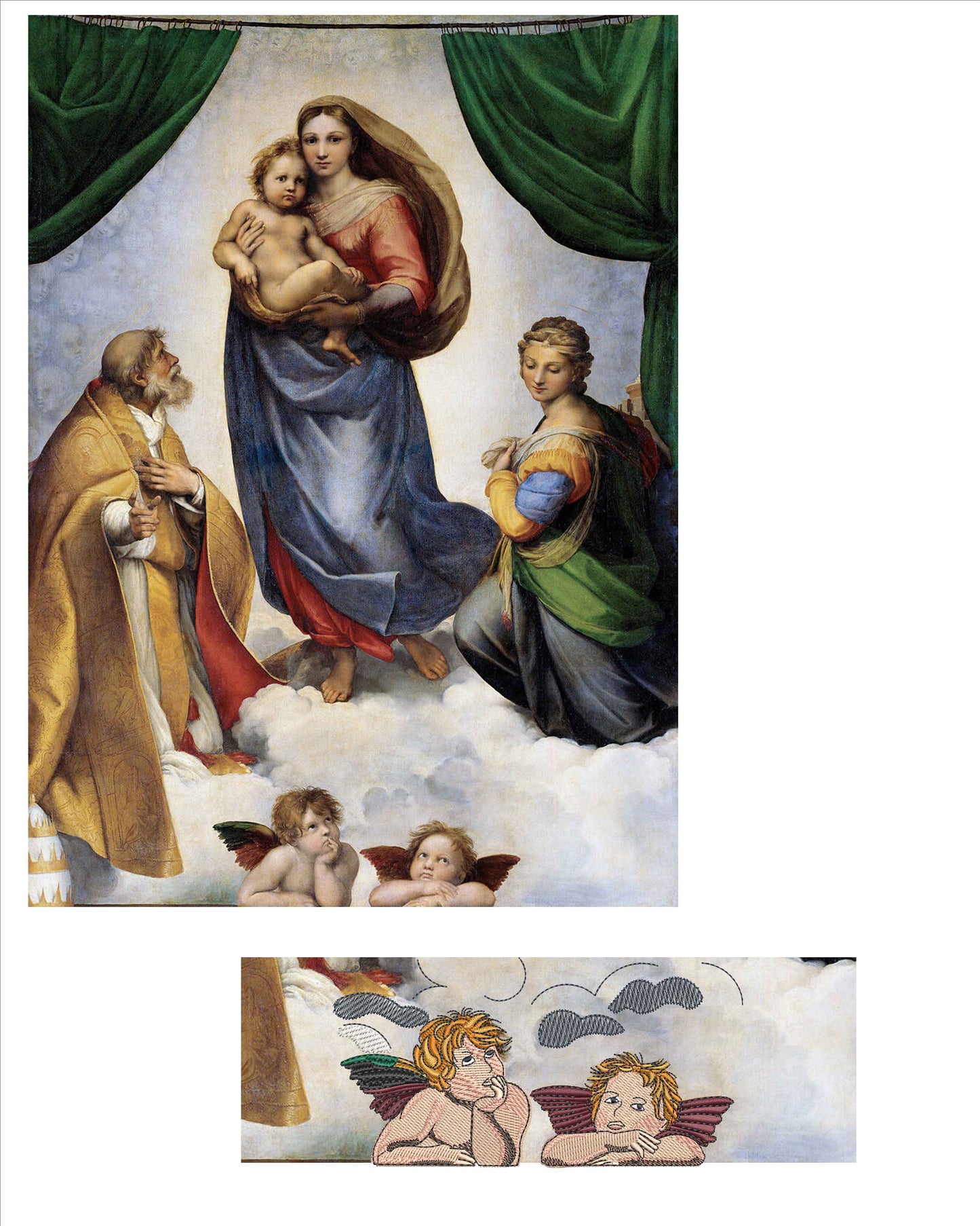 THE TWO CHERUBS | RAFAEL | TRICOU | HANORAC